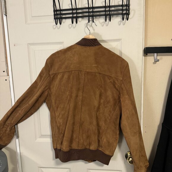 Suede Bomber Jacket Price Negotiable - Picture 4 of 4